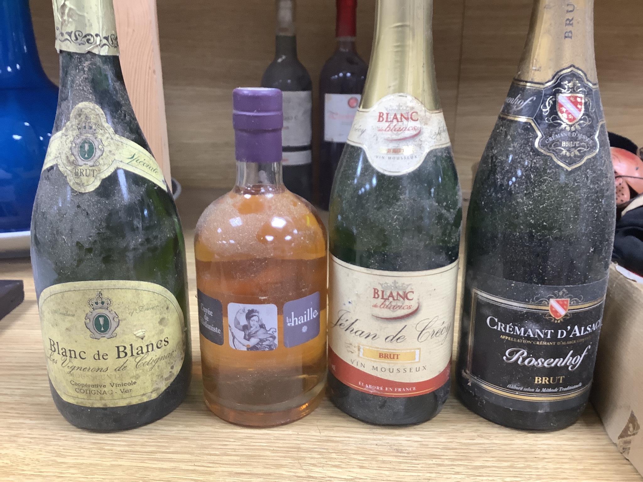 14 assorted wines